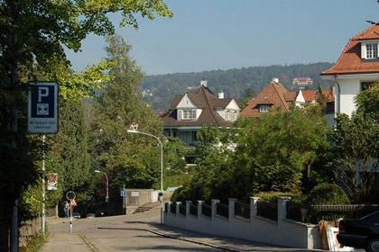 Das Quartier Hirslanden bietet dank seiner Südlage eine gute Aussicht. Bild: Stadt Zürich