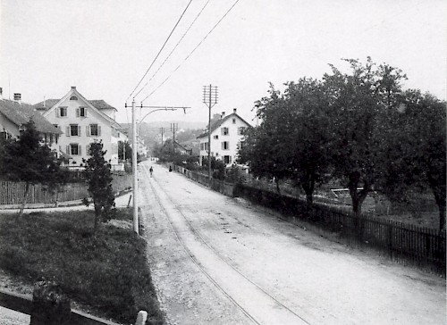Die Forchstrasse aufgenommen 1894.